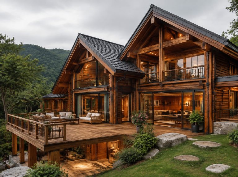 米东区四川重型木屋别墅